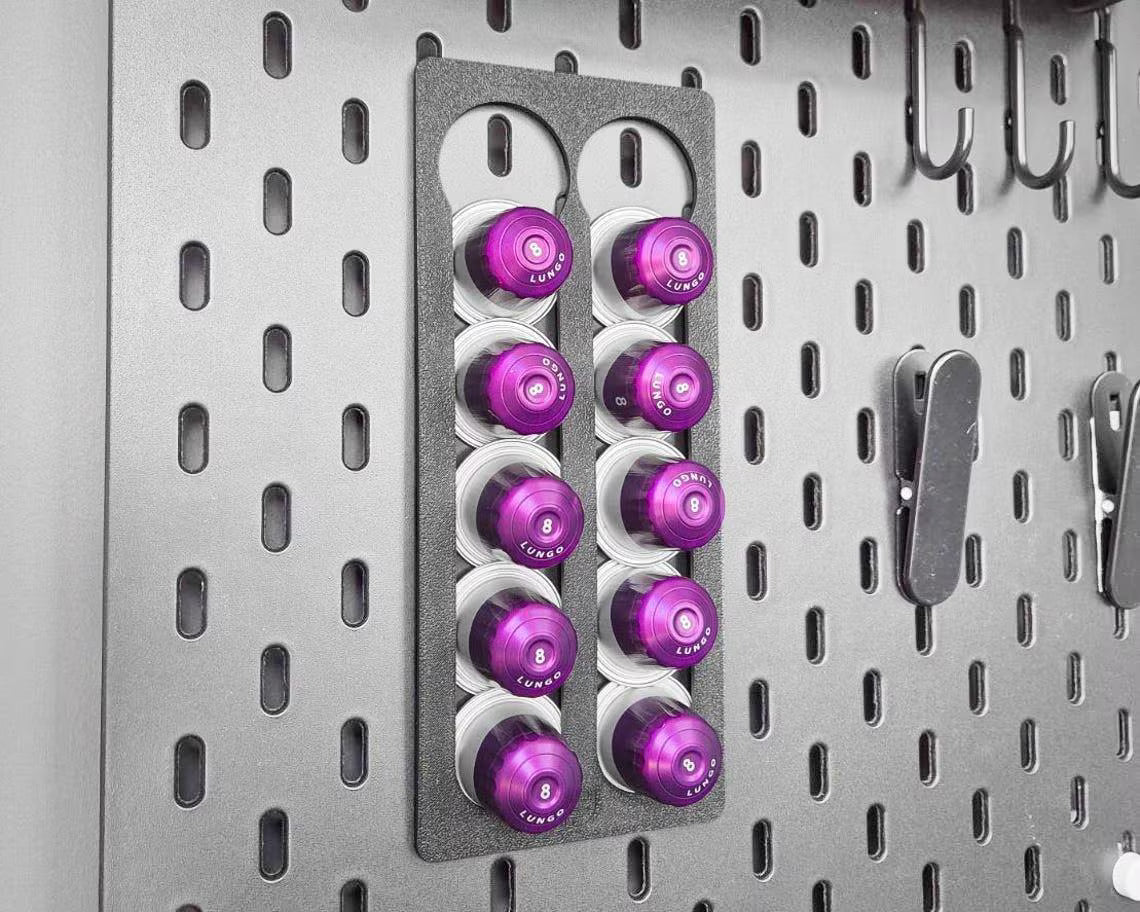 Nespresso Kaffeekapselhalter für IKEA Skadis image 0