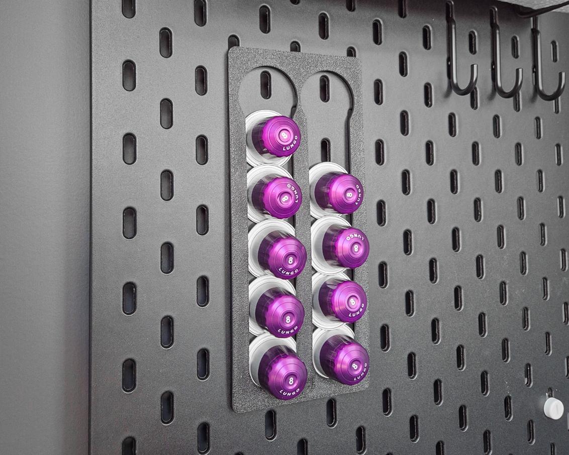 Nespresso Kaffeekapselhalter für IKEA Skadis image 7