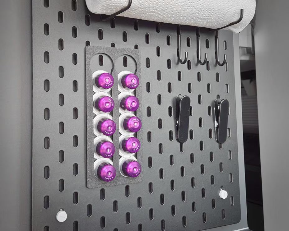 Nespresso Kaffeekapselhalter für IKEA Skadis image 5